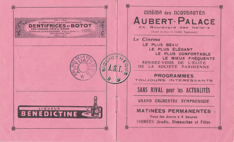 Les programmes de Théatre de l\