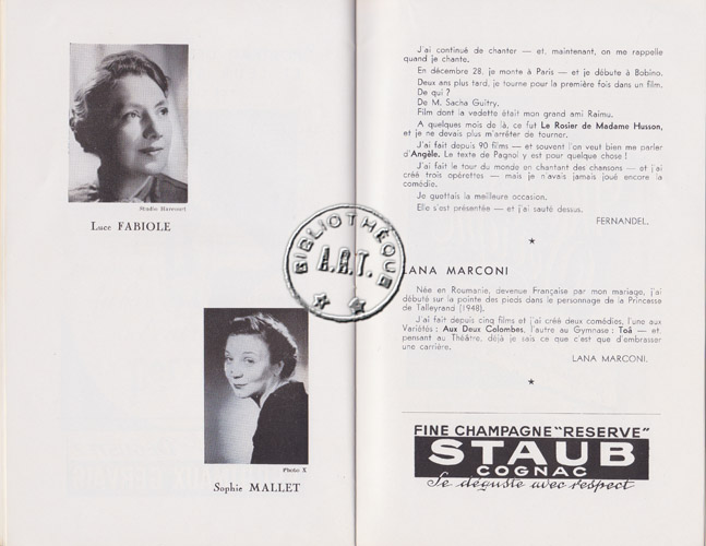 Les programmes de Théatre de l\