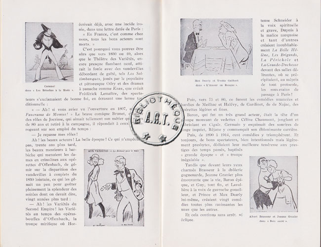 Les programmes de Théatre de l\
