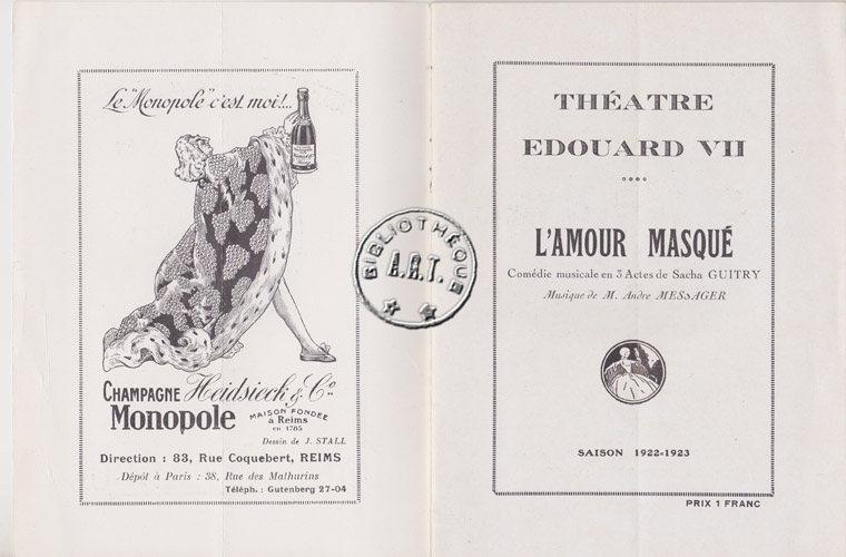 Les programmes de Théatre de l\