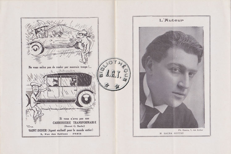 Les programmes de Théatre de l\