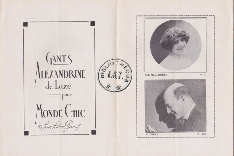 Les programmes de Théatre de l\