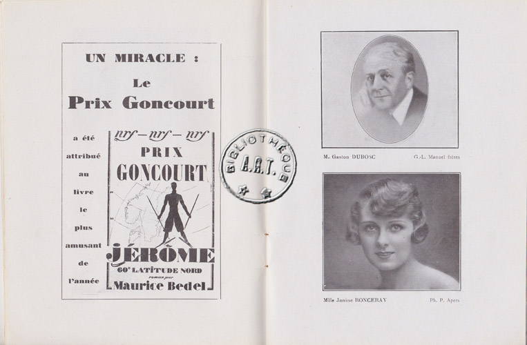 Les programmes de Théatre de l\