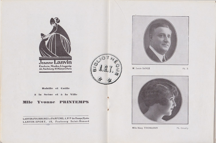 Les programmes de Théatre de l\