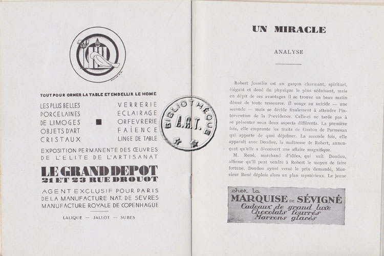 Les programmes de Théatre de l\
