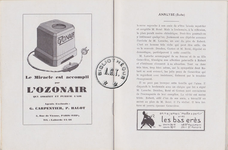 Les programmes de Théatre de l\