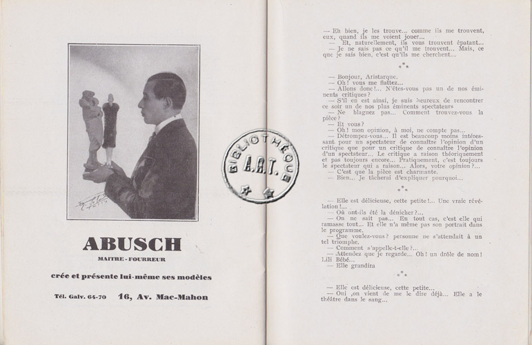 Les programmes de Théatre de l\