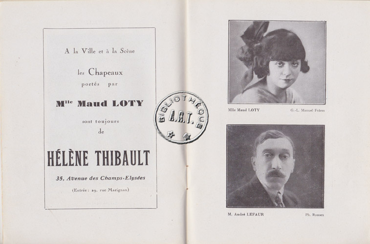 Les programmes de Théatre de l\