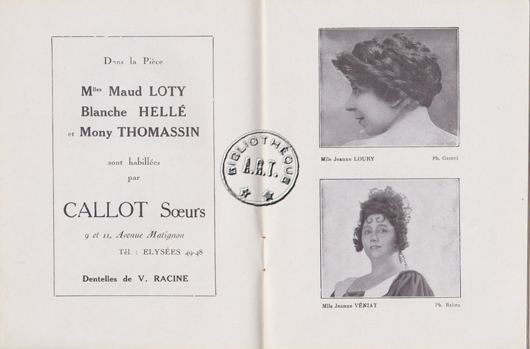 Les programmes de Théatre de l\