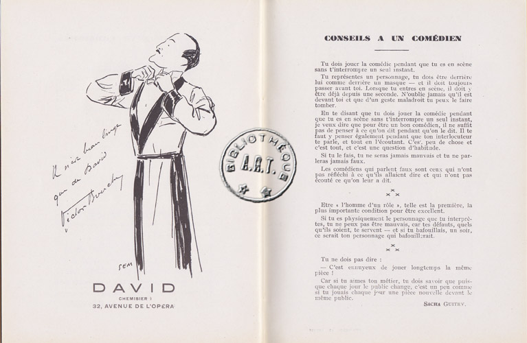 Les programmes de Théatre de l\