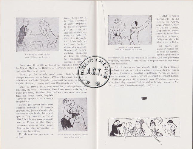 Les programmes de Théatre de l\