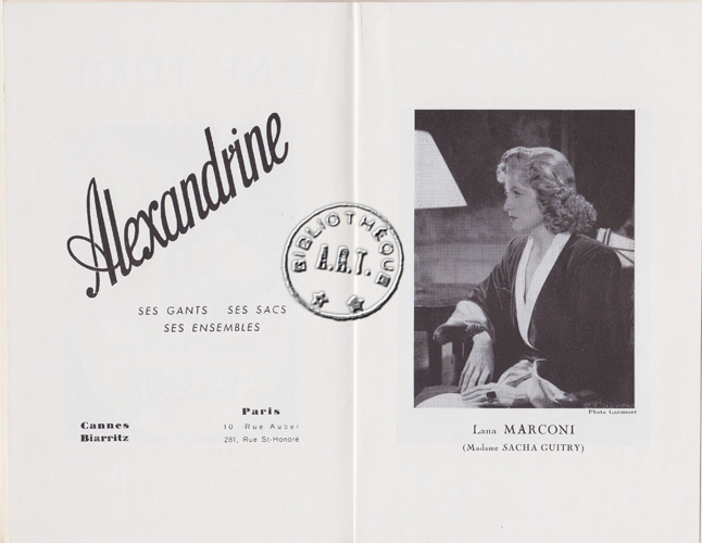 Les programmes de Théatre de l\