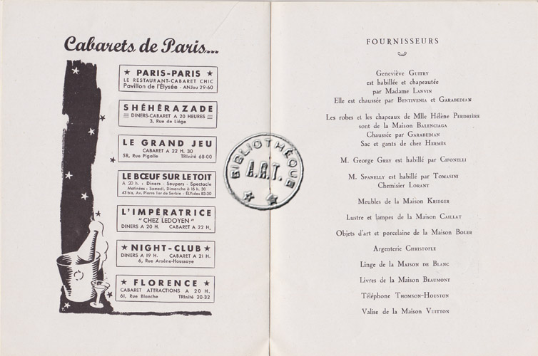 Les programmes de Théatre de l\