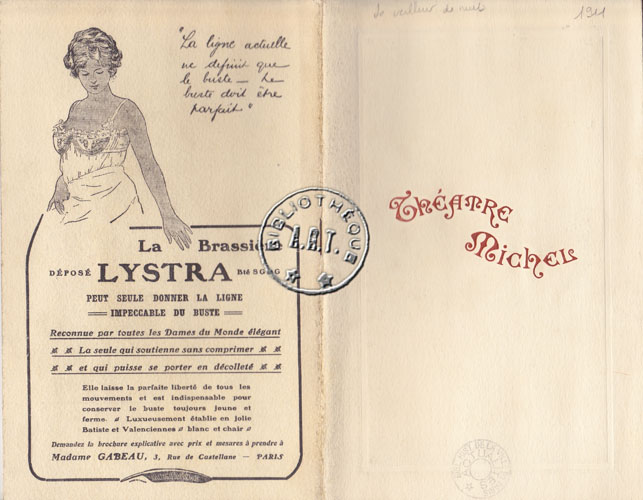 Les programmes de Théatre de l\