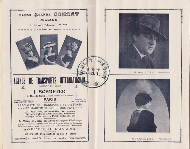 Les programmes de Théatre de l\