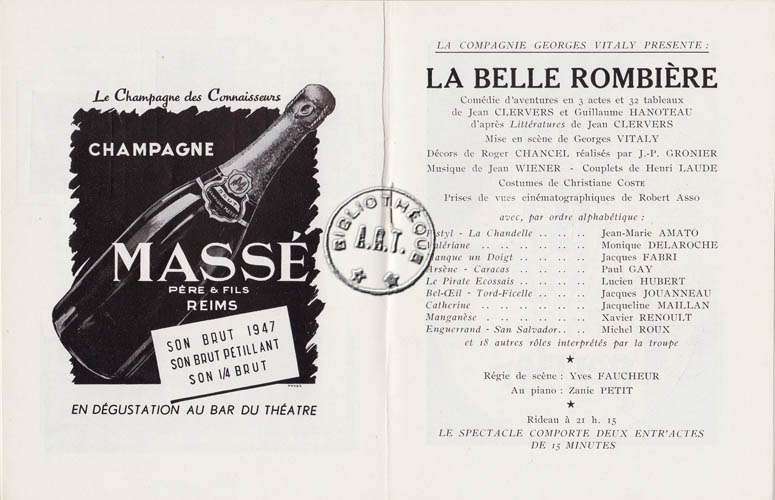 Les programmes de Théatre de l\