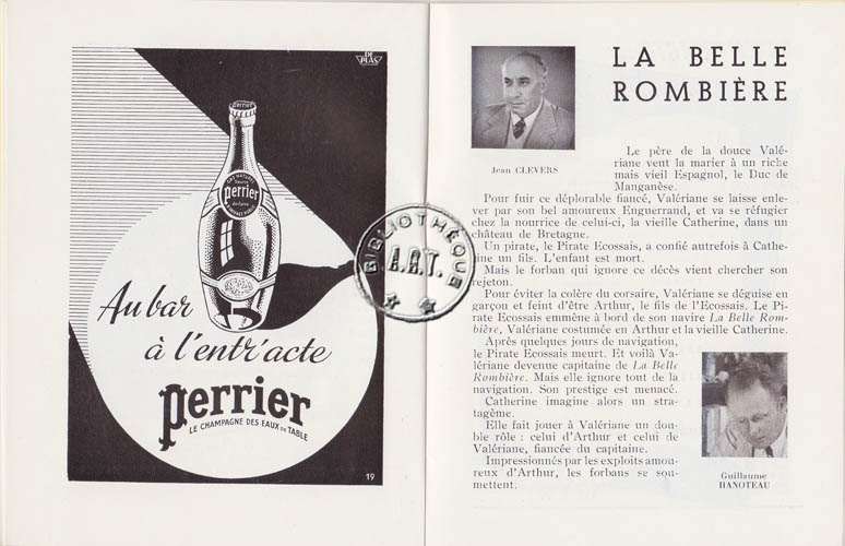 Les programmes de Théatre de l\