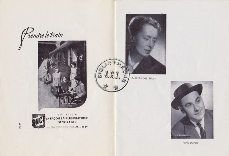 Les programmes de Théatre de l\