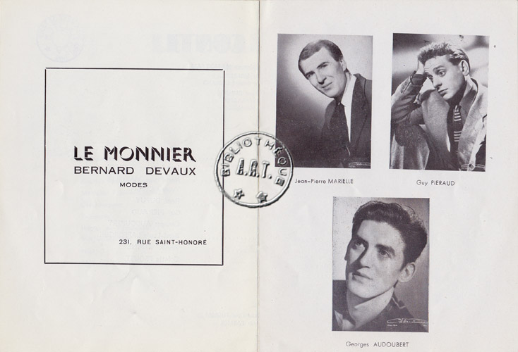 Les programmes de Théatre de l\