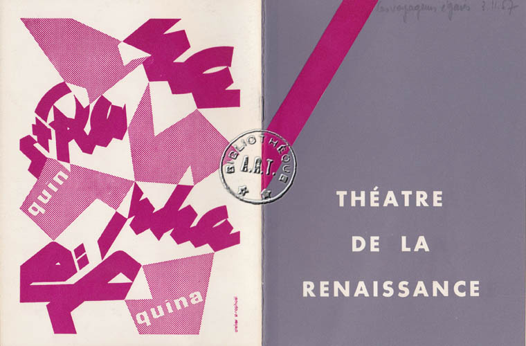 Les programmes de Théatre de l\