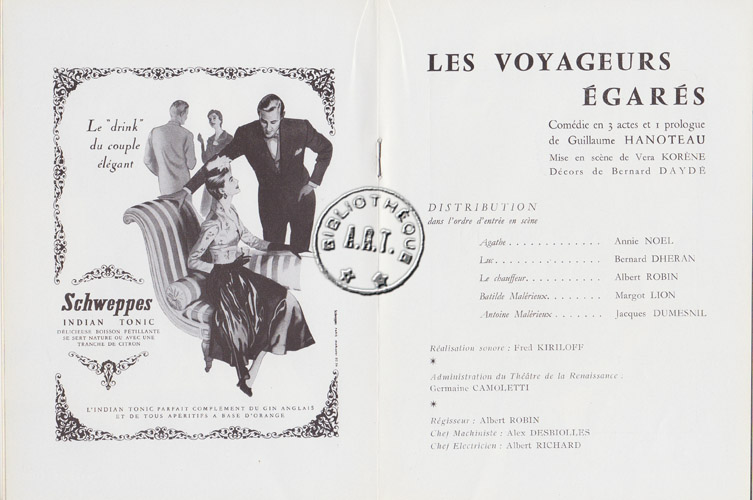 Les programmes de Théatre de l\