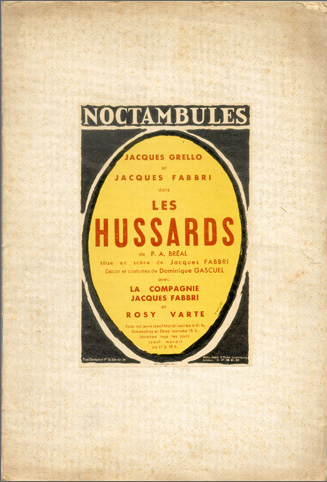 Les programmes de Théatre de l\
