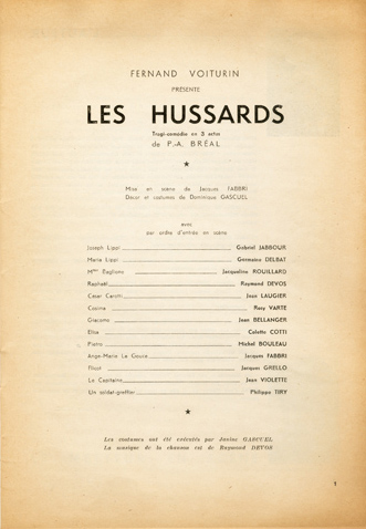Les programmes de Théatre de l\
