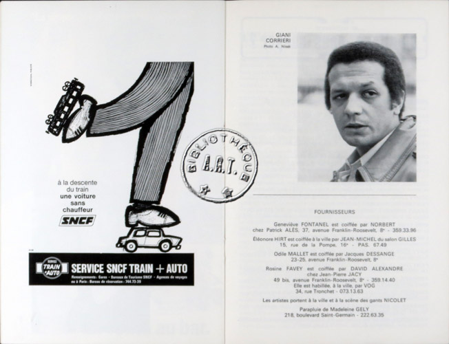 Les programmes de Théatre de l\