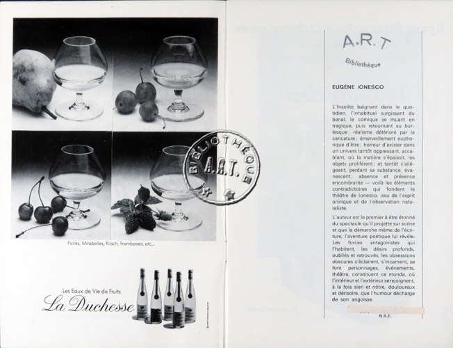 Les programmes de Théatre de l\
