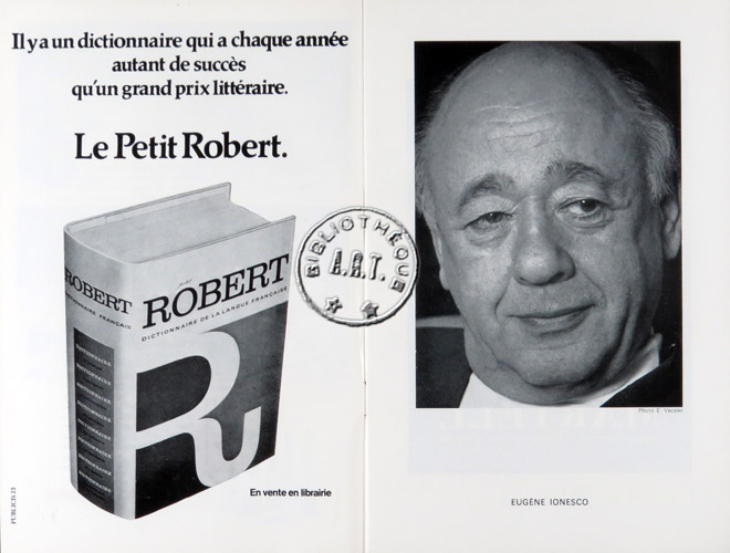 Les programmes de Théatre de l\