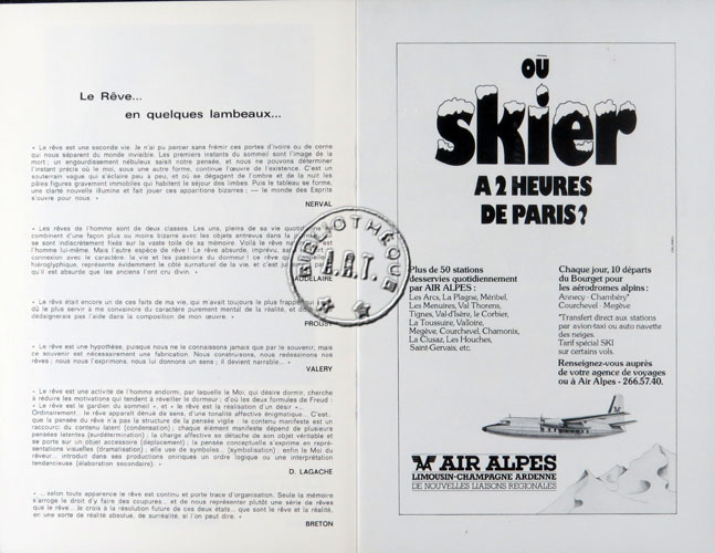 Les programmes de Théatre de l\