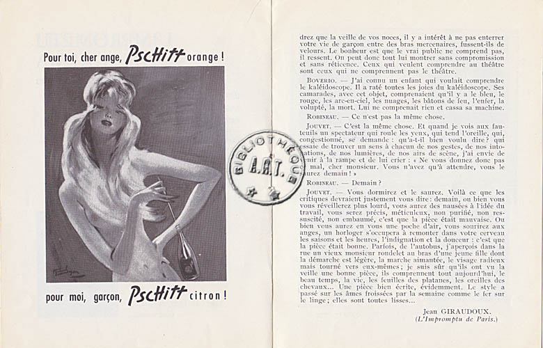 Les programmes de Théatre de l\