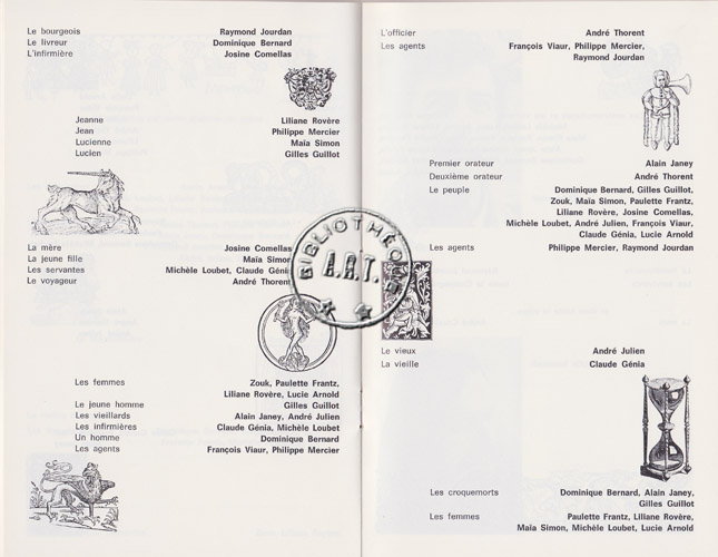 Les programmes de Théatre de l\