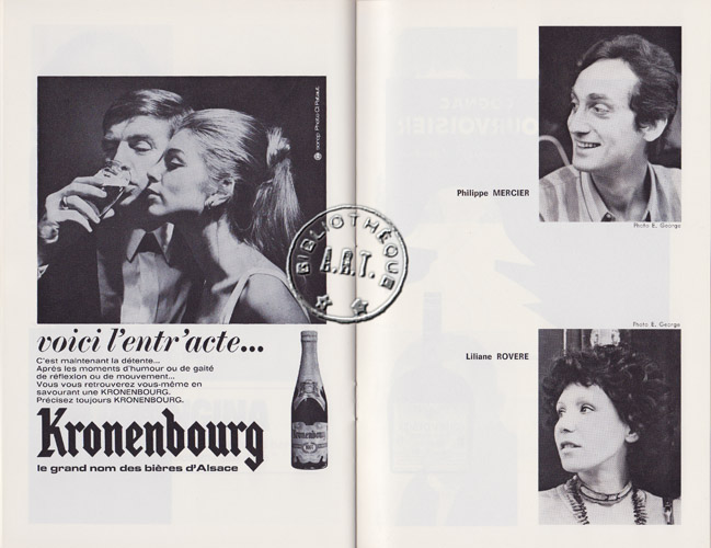 Les programmes de Théatre de l\