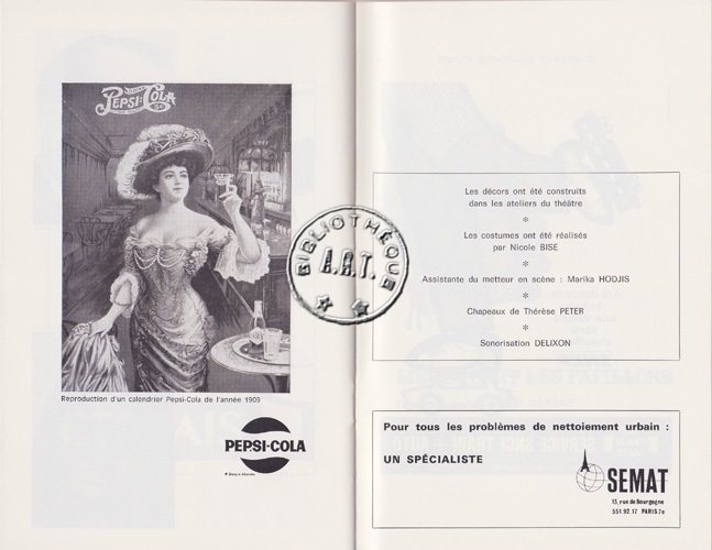 Les programmes de Théatre de l\