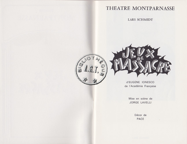 Les programmes de Théatre de l\
