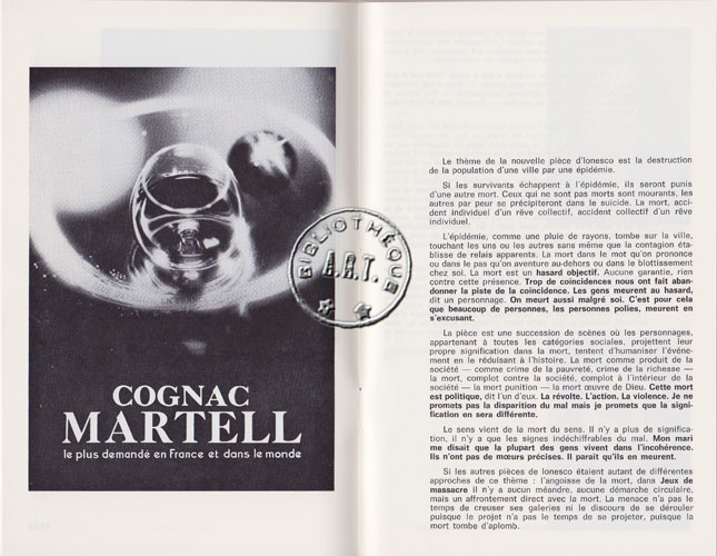 Les programmes de Théatre de l\