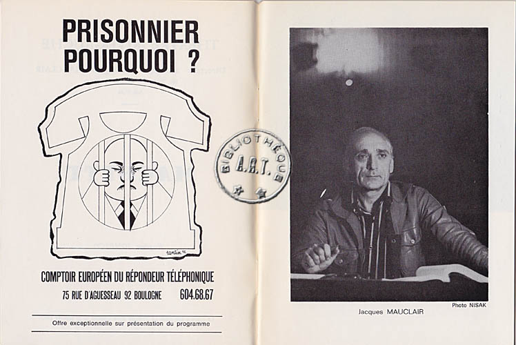 Les programmes de Théatre de l\