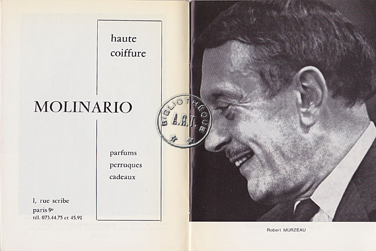 Les programmes de Théatre de l\