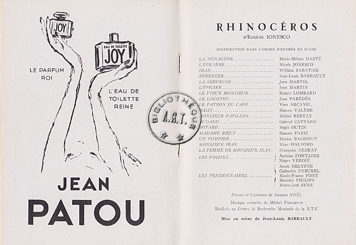 Les programmes de Théatre de l\