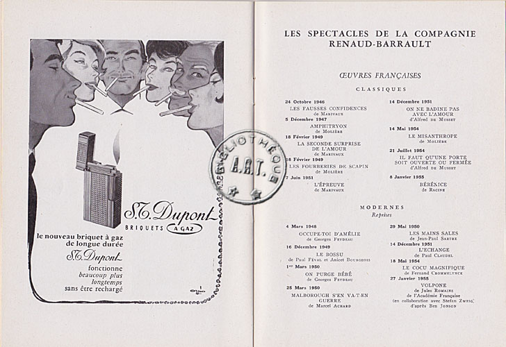Les programmes de Théatre de l\