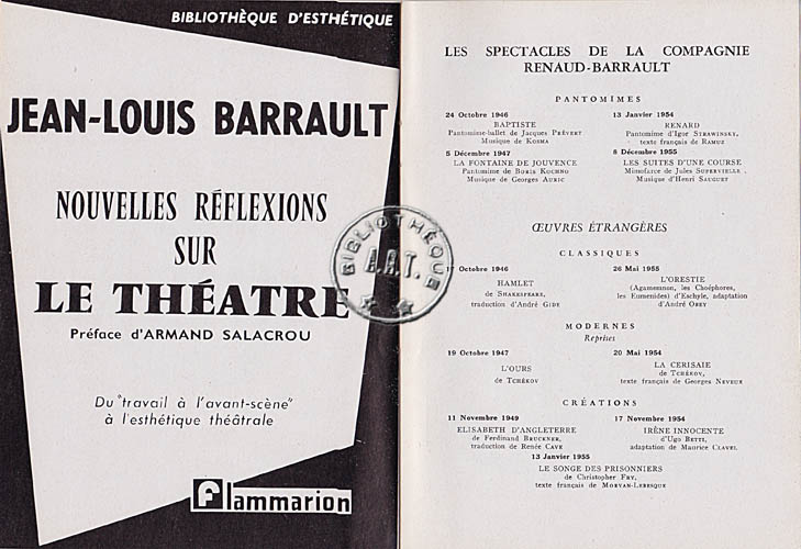 Les programmes de Théatre de l\