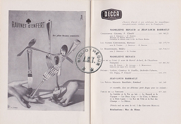 Les programmes de TThéatre de l\