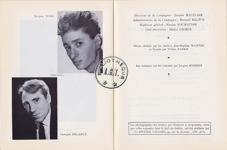 Les programmes de Théatre de l\