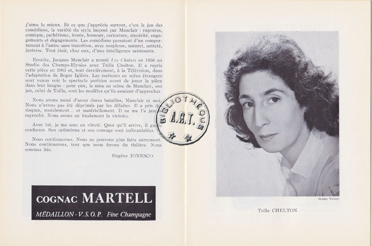 Les programmes de Théatre de l\