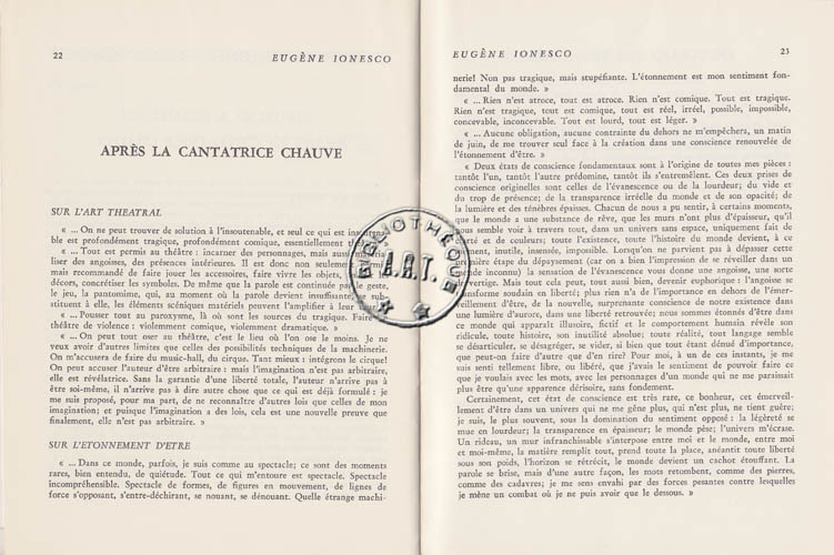 Les programmes de Théatre de l\