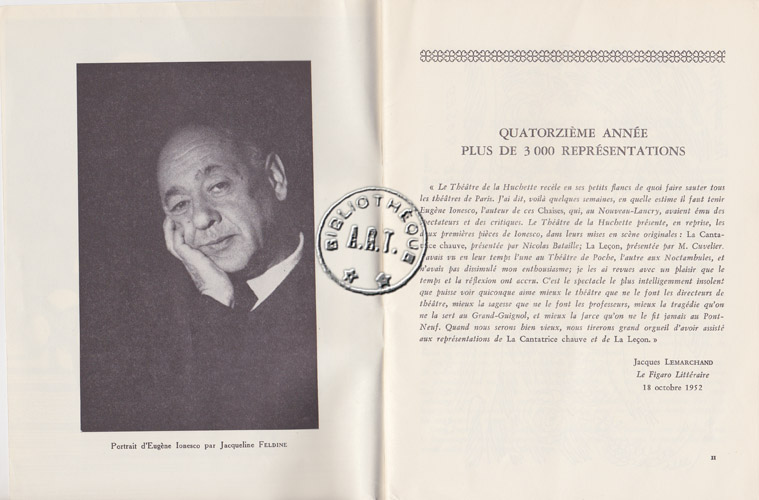 Les programmes de Théatre de l\