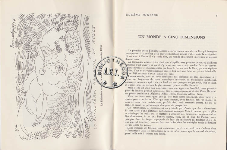 Les programmes de Théatre de l\