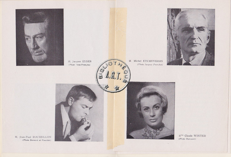Les programmes de Théatre de l\