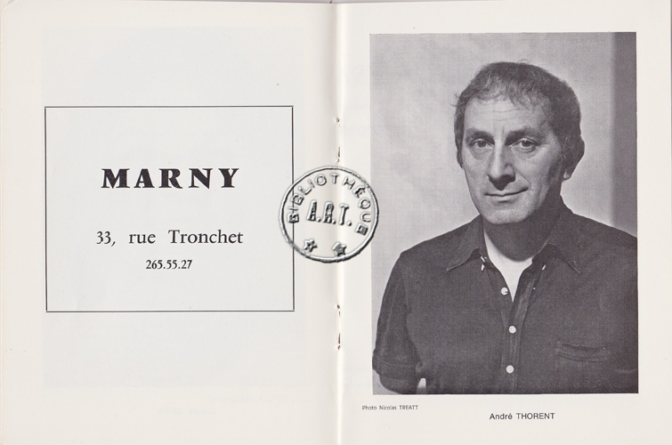 Les programmes de Théatre de l\